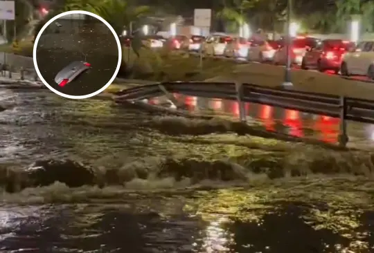 Se desborda Río de la Piedad en la CDMX. Se desborda Río de la Piedad en la CDMX.