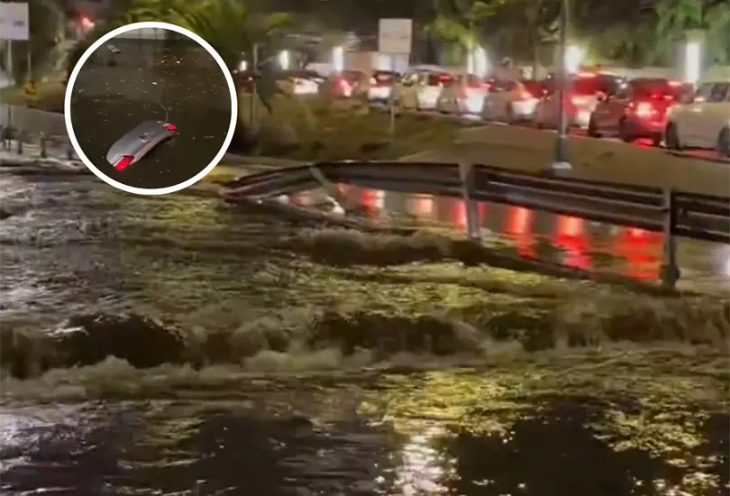 Se desborda R&iacute;o de la Piedad en la CDMX.