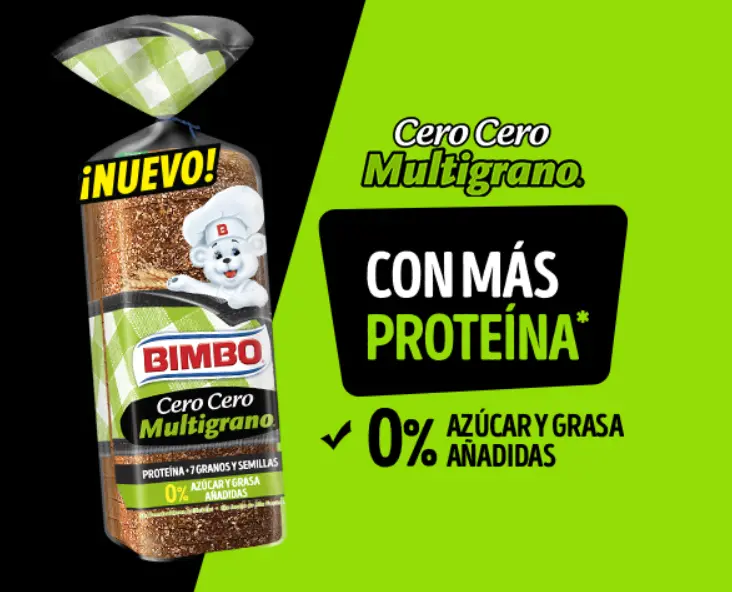 Bimbo Cero Cero Multigrano reporta menos azúcar de la que realmente contiene. Especial.