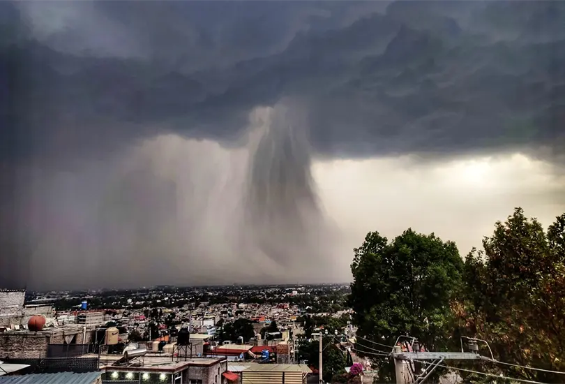 Tormenta azota CDMX: &aacute;rboles ca&iacute;dos, autos da&ntilde;ados e inundaciones paralizan la ciudad