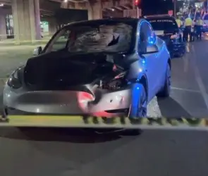 Muere abuelito tras ser arrollado por un Tesla en Monterrey