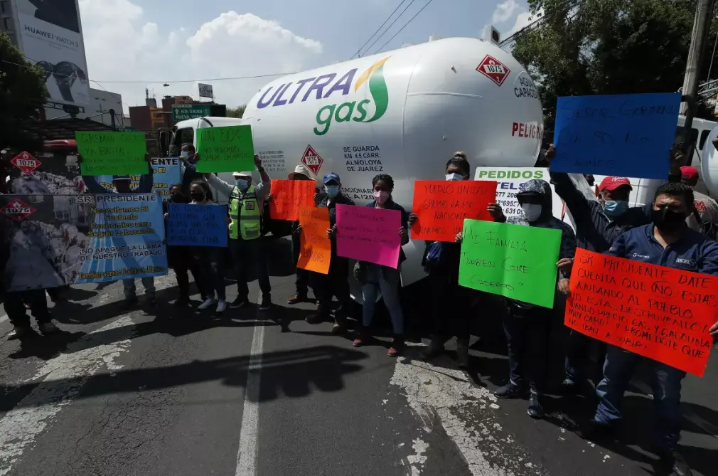 Integrantes del Gremio Gasero Nacional. Especial