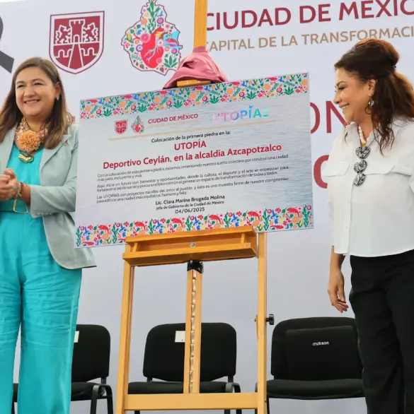 Brugada inicia Utopía Ceylán en Azcapotzalco: nuevo centro deportivo, cultural y de cuidado gratuito