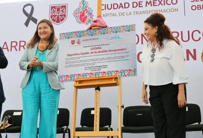 Brugada inicia Utopía Ceylán en Azcapotzalco: nuevo centro deportivo, cultural y de cuidado gratuito Brugada inicia Utopía Ceylán en Azcapotzalco: nuevo centro deportivo, cultural y de cuidado gratuito