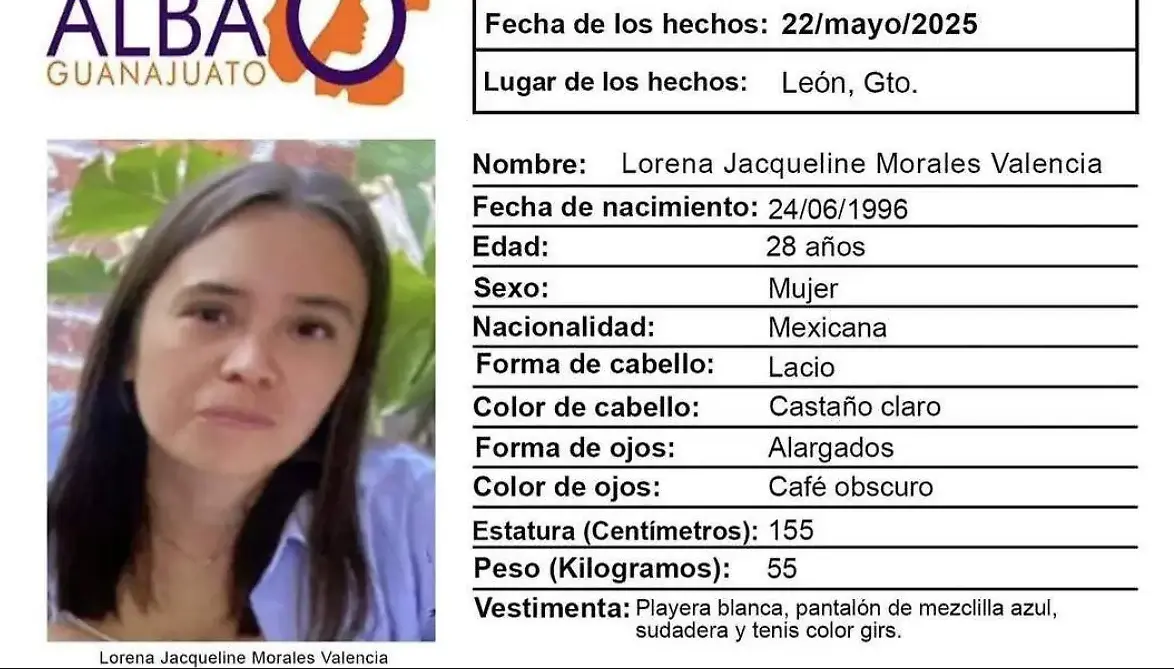 Desde el 22 de mayo, familiares y amistades de Lorena iniciaron una intensa campaña de búsqueda. X.
