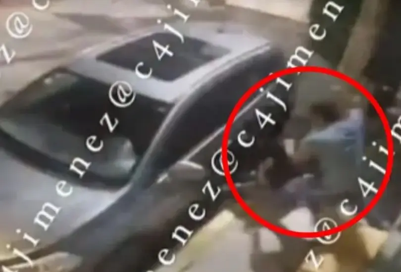 Así fue el momento del ataque. Así fue el momento del ataque.