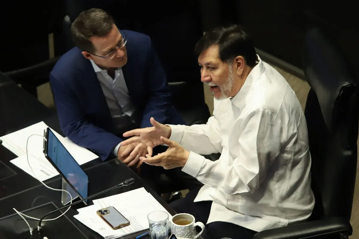 Noroña y Anaya se encararon. Cuartoscuro.