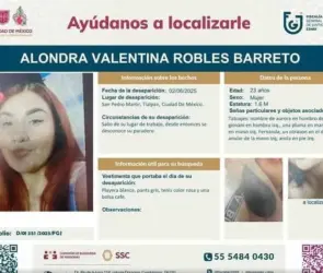 Buscan a Alondra Valentina; salió a trabajar, pero desapareció en camino al Metro Universidad