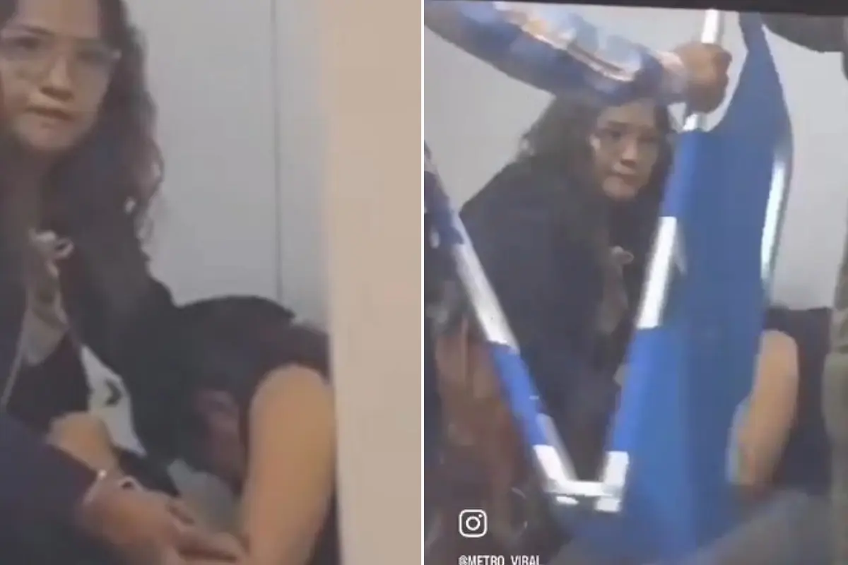  Conductora del Metro cuida de mujer que presentó síntomas de pinchazo 