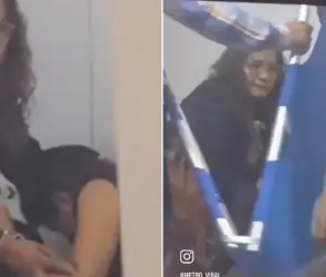 No la dejó sola: conductora del Metro cuida de mujer que presentó síntomas de pinchazo