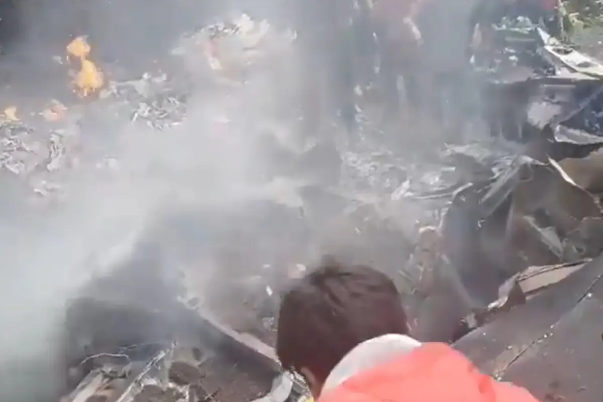  Se estrella avioneta de Senasica en Chiapas: confirman tres muertos 