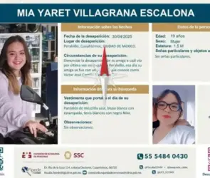 Mía Yaret desapareció en Peralvillo tras acudir a una cita con un hombre que conoció en redes