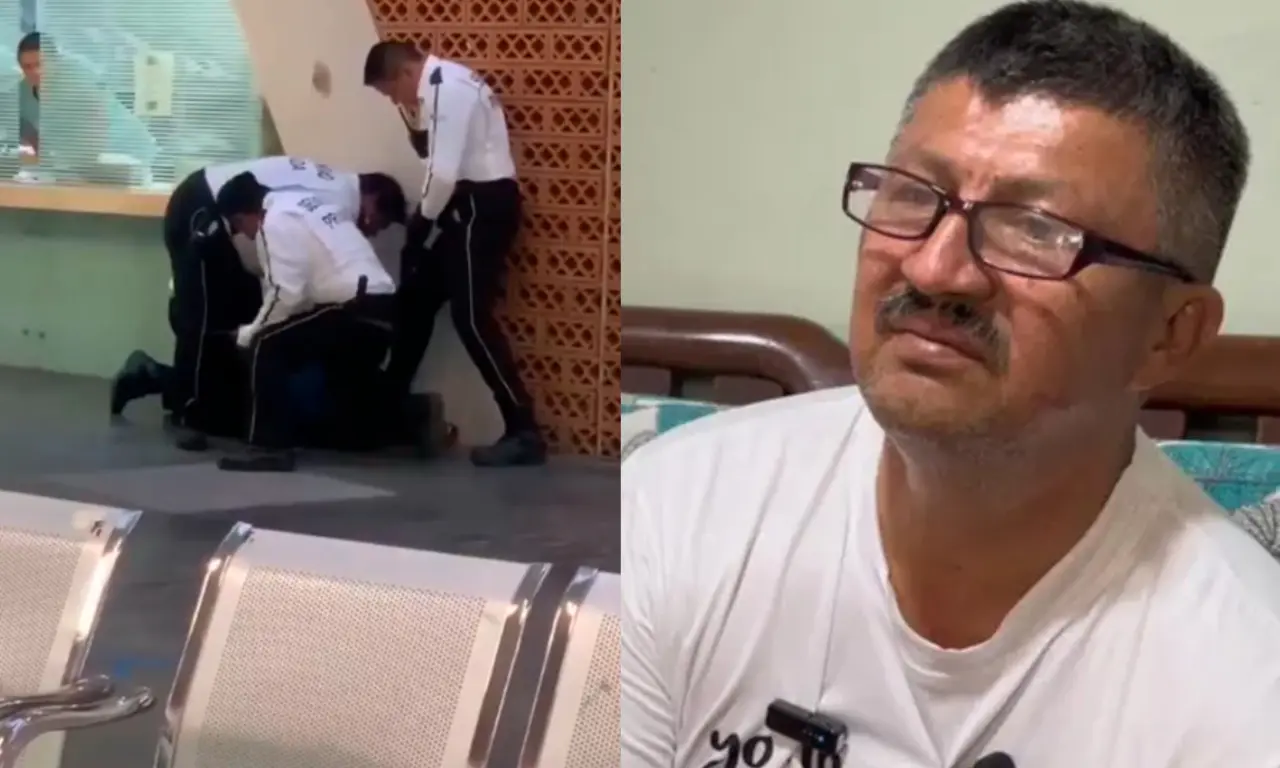  Los guardias de seguridad sometieron al derechohabiente hasta hacerlo convulsionar. 