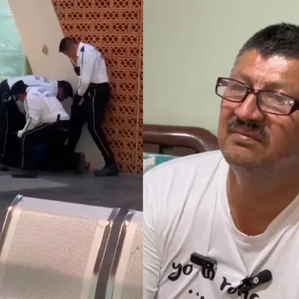 Salvador Sánchez, hombre golpeado por guardias del IMSS, rompe el silencio 