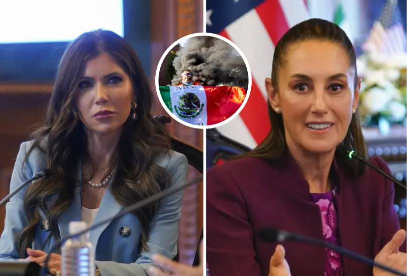 Así como se originó el conflicto entre Claudia Sheinbaum y Kristi Noem. Así como se originó el conflicto entre Claudia Sheinbaum y Kristi Noem.
