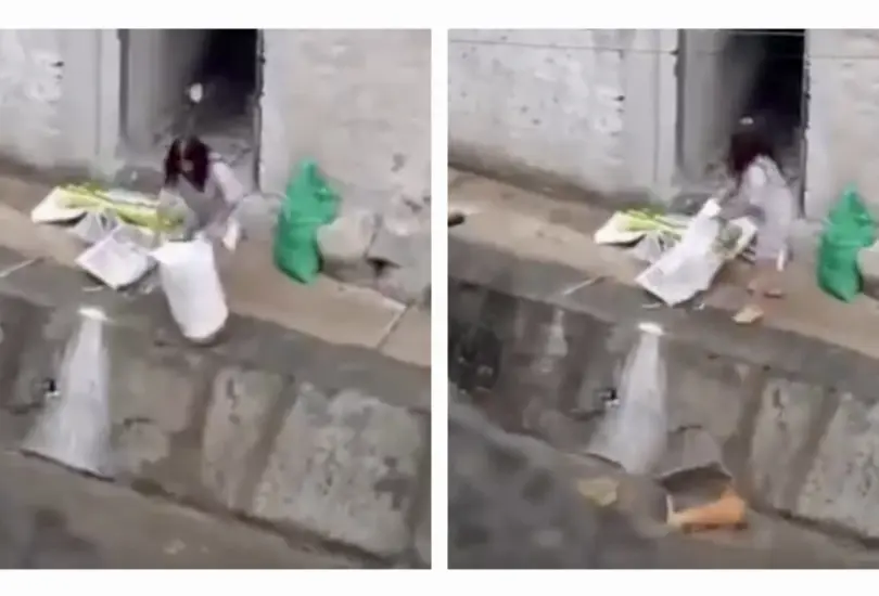 Captan a familia arrojando basura al Río Hondo en Naucalpan Captan a familia arrojando basura al Río Hondo en Naucalpan