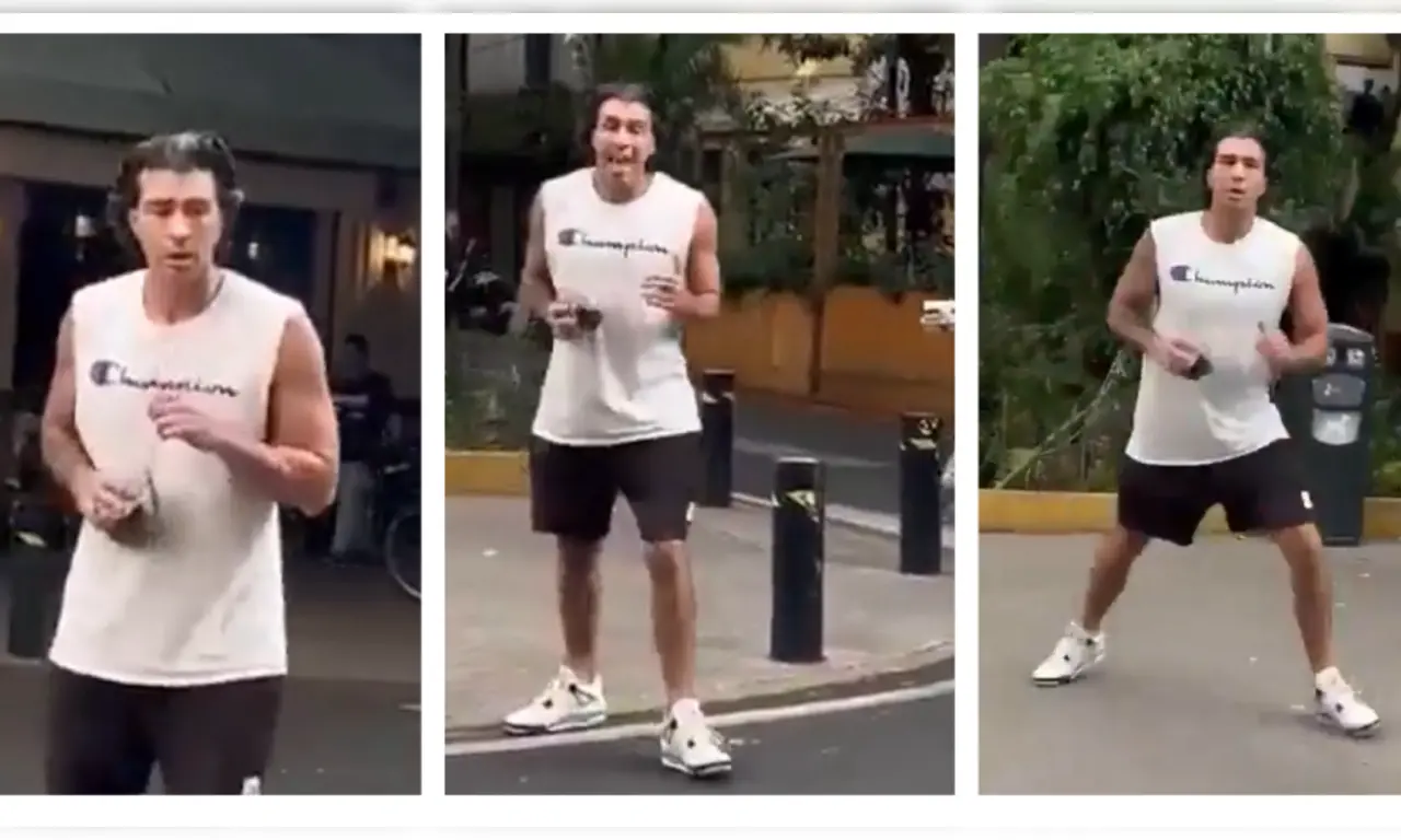  "Lord Piedra": extranjero amenaza con una roca a vecinos en la Condesa | VIDEO 
