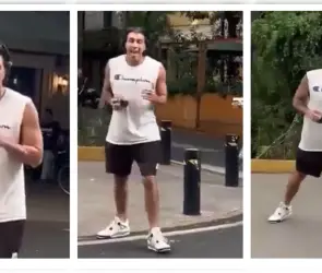 Lord Piedra: extranjero amenaza con una roca a vecinos en la Condesa | VIDEO