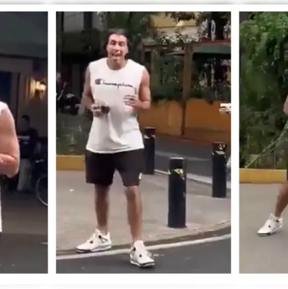 Lord Piedra: extranjero amenaza con una roca a vecinos en la Condesa | VIDEO