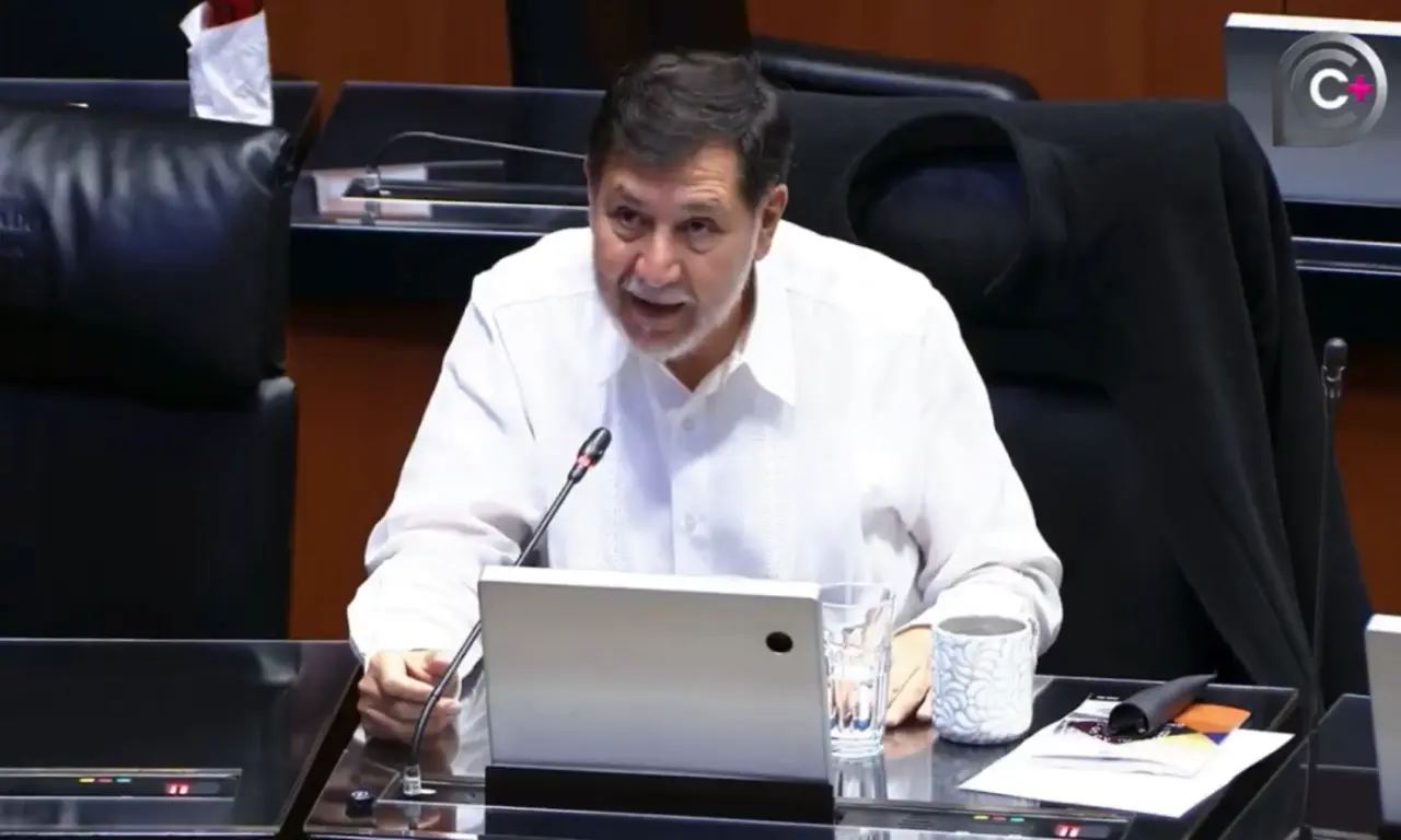  Noroña defiende su cargo en el Senado y lanza mensaje a la oposición 