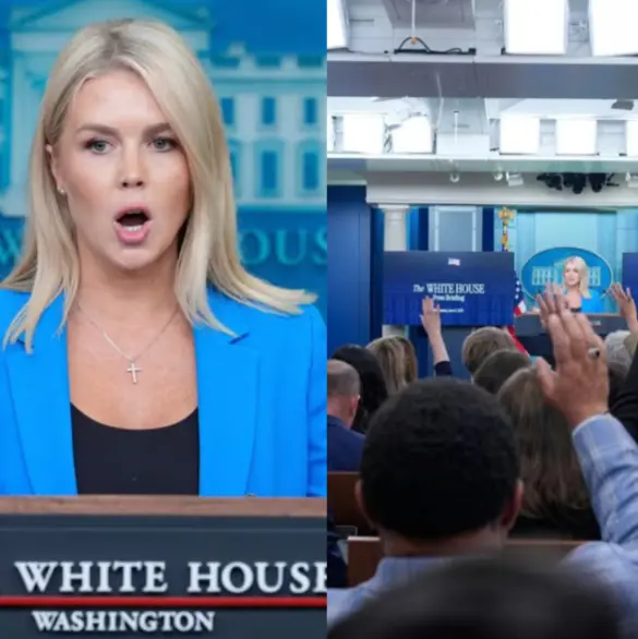 Vocera de Trump explota ante pregunta sobre protestas 