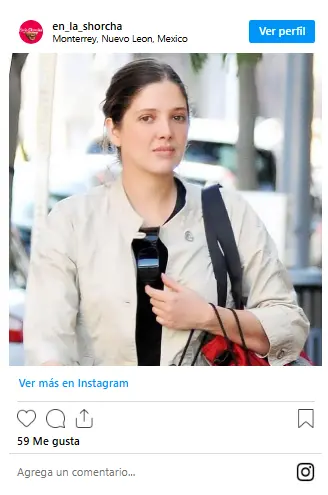 Esta imagen supuestamente de la actriz fue difundida hace poco. Especial.