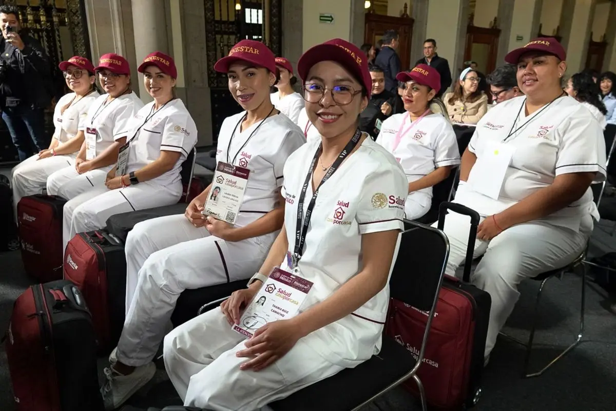 Las enfermeras del programa Salud Casa por Casa. Cuartoscuro.