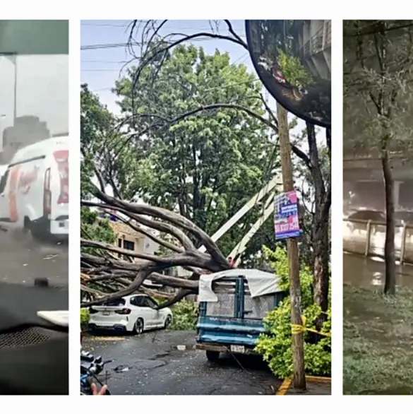 Lluvias intensas provocan caos en CDMX: inundaciones y más de 50 encharcamientos
