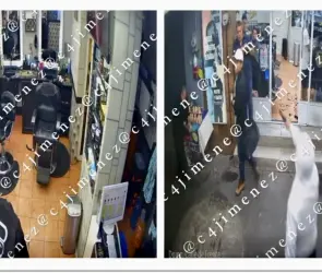 VIDEO | Violento asalto en barbería de Iztacalco: hay cinco detenidos ligados al narcotráfico