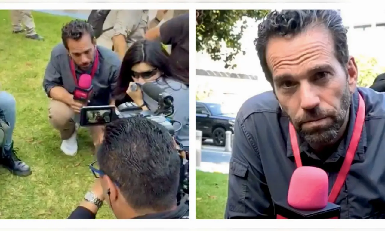  Exhiben supuesto montaje de Loret en protestas de Los Ángeles 