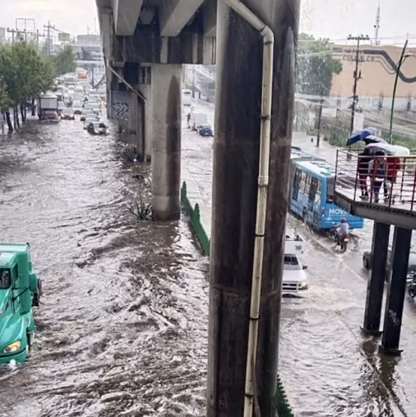 Inundaciones y caos en CDMX: Alerta Roja por lluvias intensas en estas alcaldías