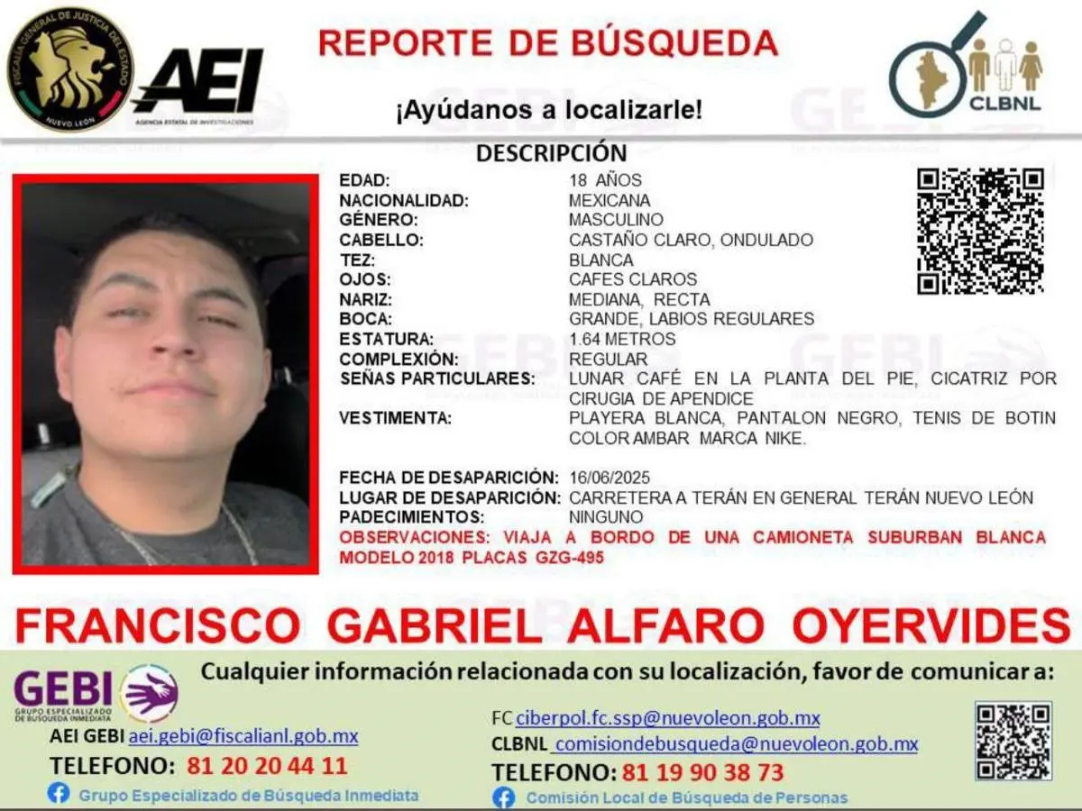 Desaparecen integraantesz del grupo Los Juniors de Monterrey Especial
