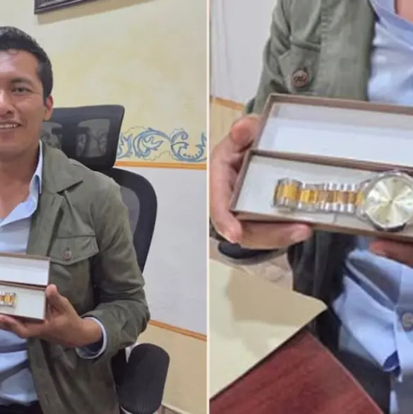Alejo Sánchez, alcalde de Tolimán presume Rolex de 400 mil pesos 