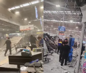 Se desploma techo de Chedraui en Plaza Pabellón del Valle en CDMX