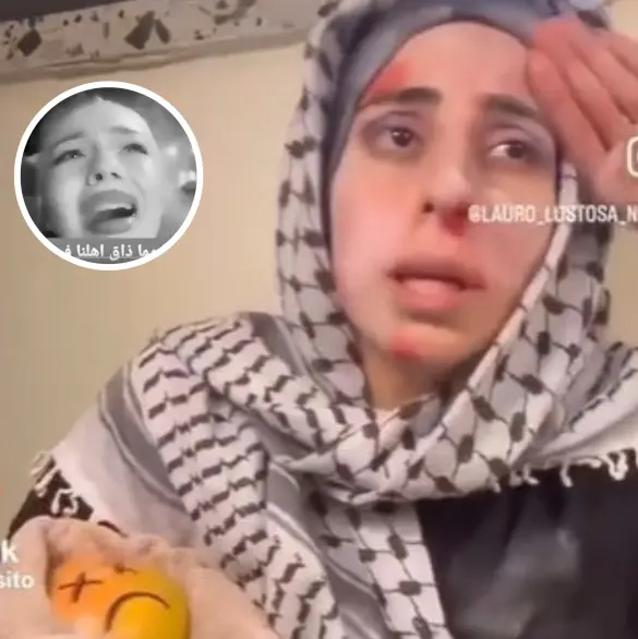 Captan a influencer de Israel que se burló de las víctimas de Gaza sufriendo por ataques de Irán