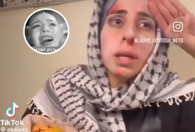 El video de la influencer generó polémica. El video de la influencer generó polémica.