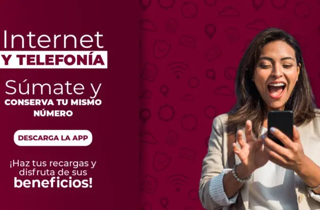Permite al usuario elegir entre más de 20 operadores móviles. Internet para el Bienestar.