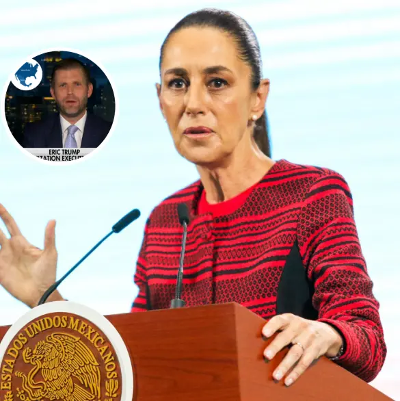 Siempre vamos a defender a México: Sheinbaum tras intimidación de hijo de Trump sobre devastar México