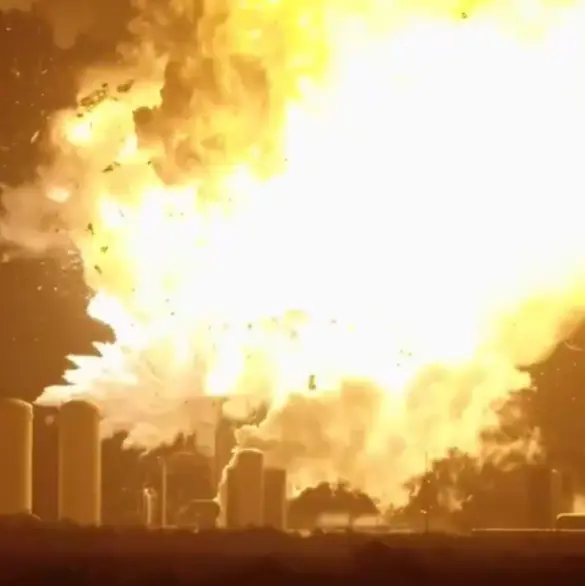 Así fue la brutal explosión del cohete Starship 36 de Space X en Texas