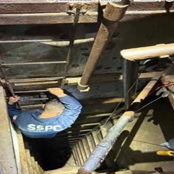 Así es el narcotúnel hallado en Tijuana con salida a California | FOTOS