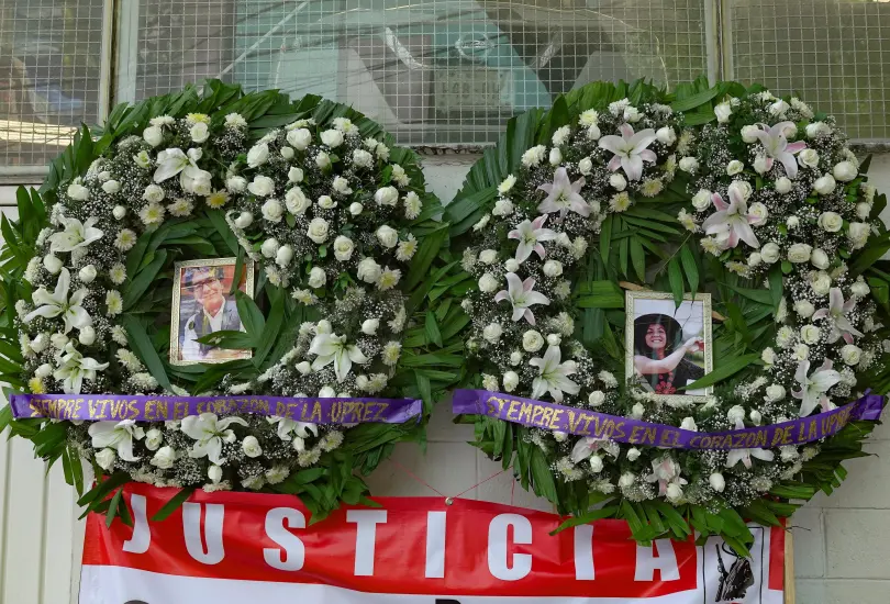 A un mes del asesinato de Ximena y José. A un mes del asesinato de Ximena y José.