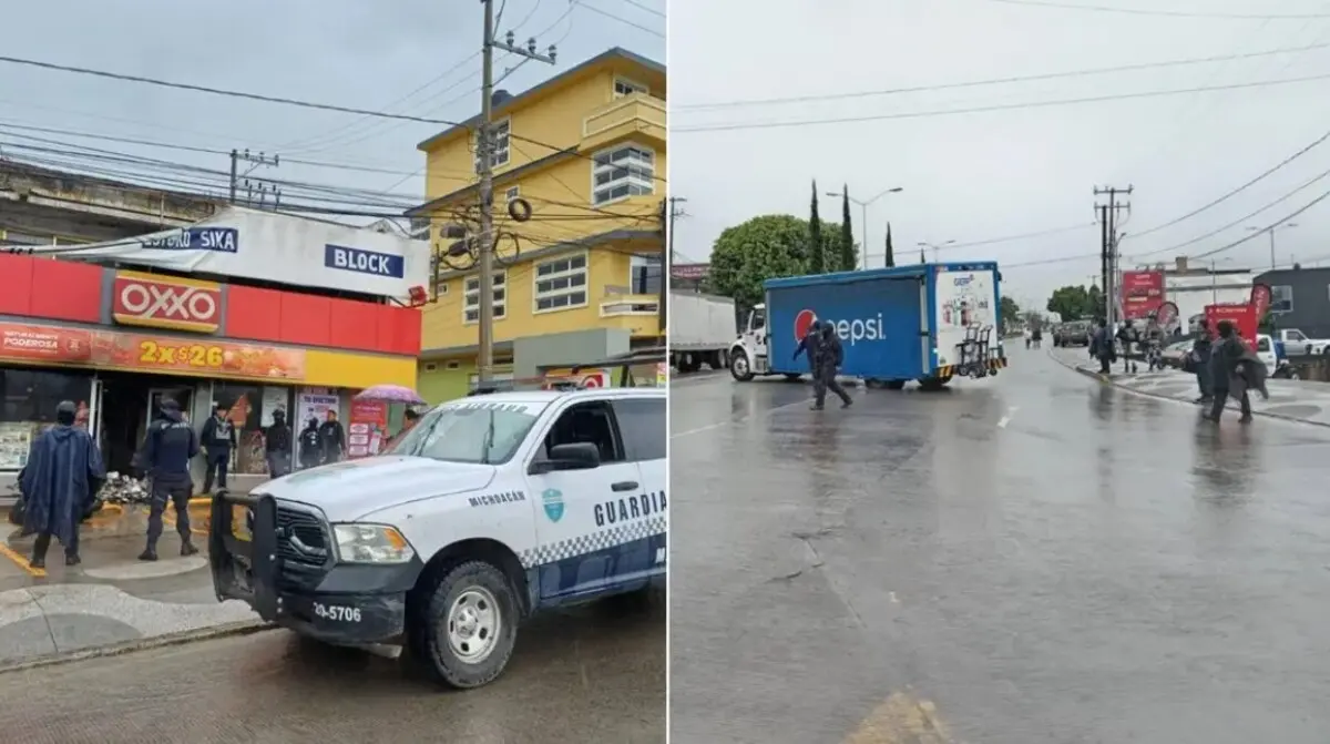  Zitácuaro vivió una tarde de terror por enfrentamientos entre cárteles. 