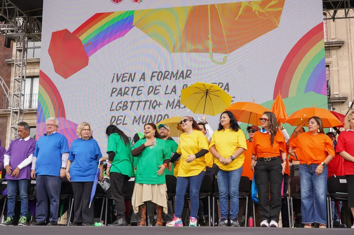 CDMX se pinta de colores LGBTQI+ Cortesía