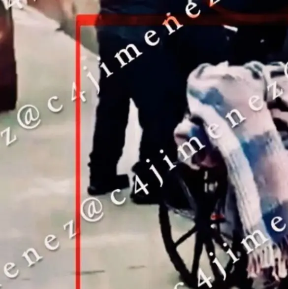 Hombre pasea cadáver de su madre en silla de ruedas tras matarla a golpes 