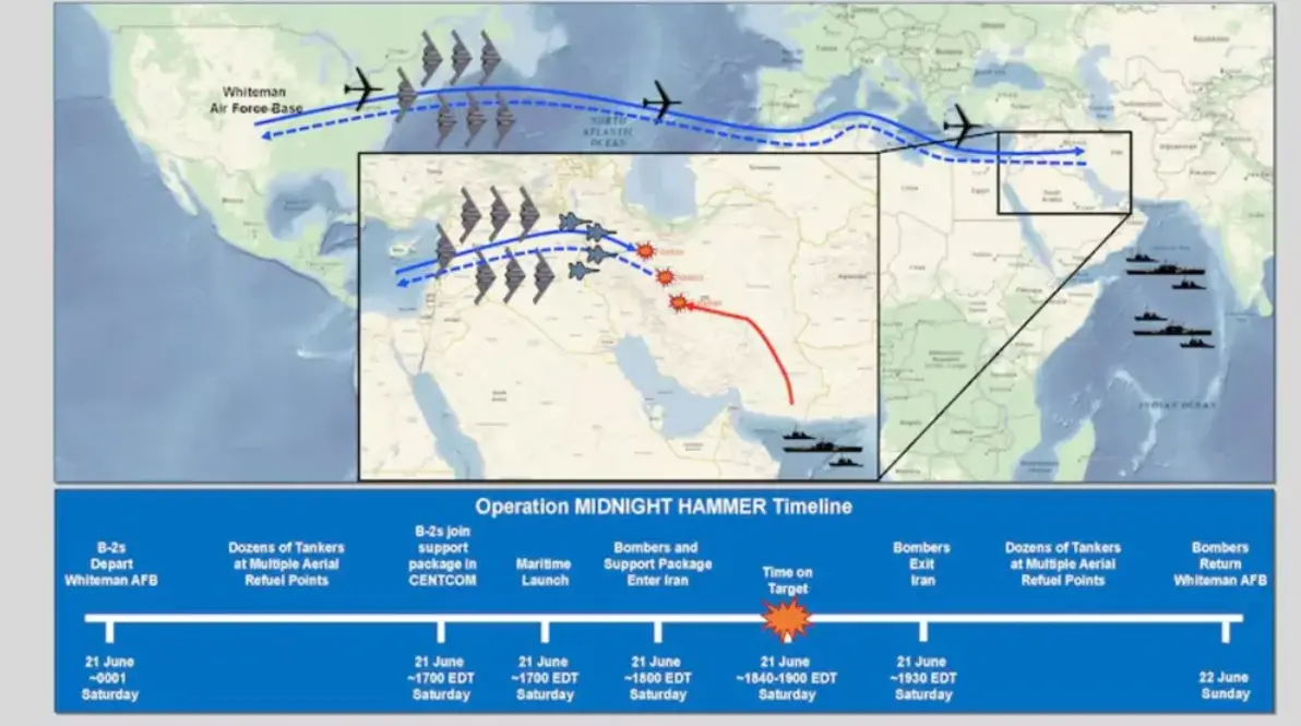 Así fue la operación de ataque de EE.UU. contra Irán Especial