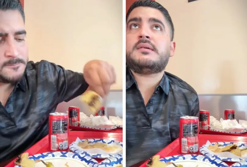 Corren a hombre de buffet