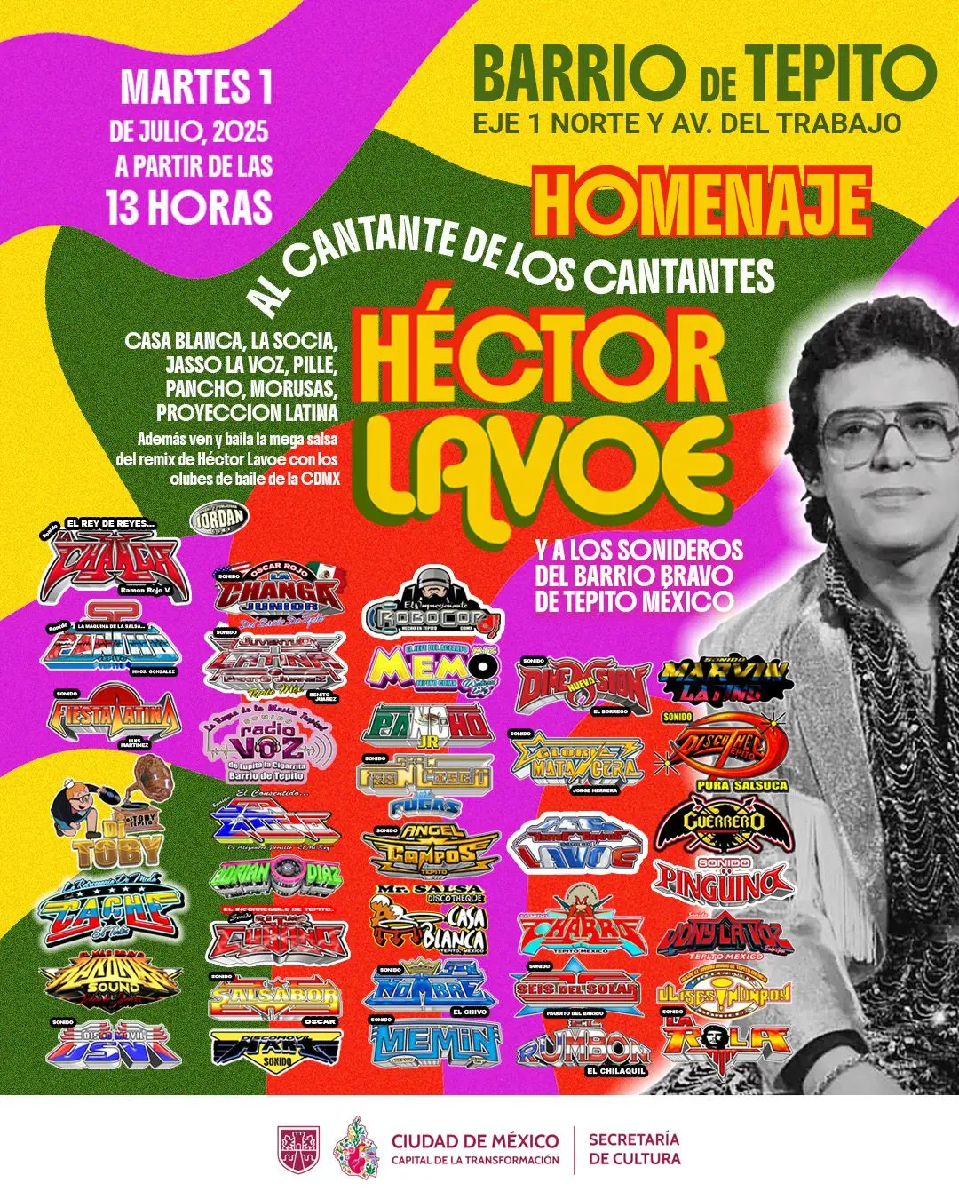 Homenaje a Héctor Lavoe en Tepito Especial