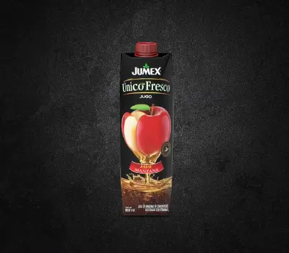 Jumex Único Fresco Jugo de Manzana es uno de los no recomendados. Especial.
