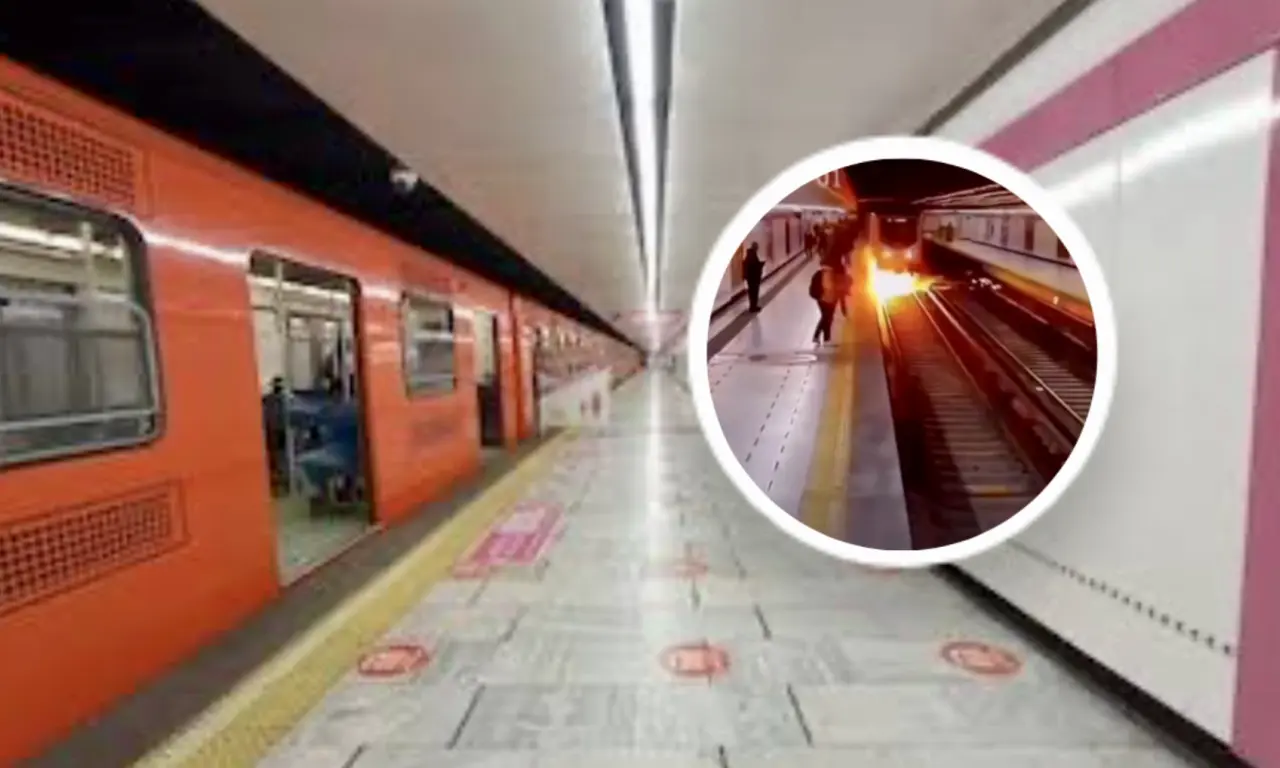  Captan explosión en la estación Sevilla de la Línea 1 del Metro | Video 
