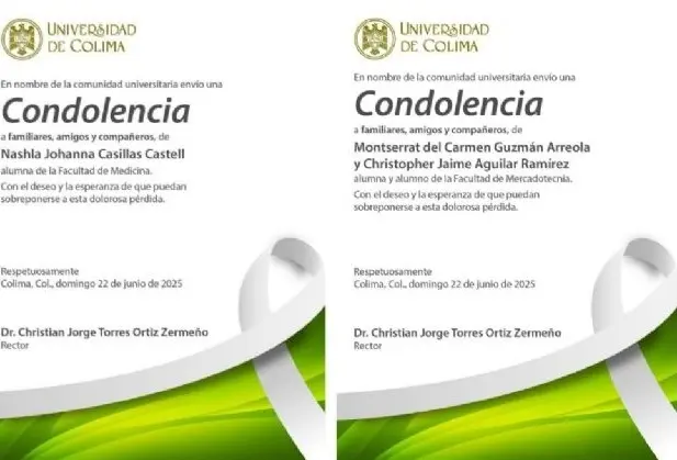 Mueren tres estudiantes de la Universidad de Colima Especial